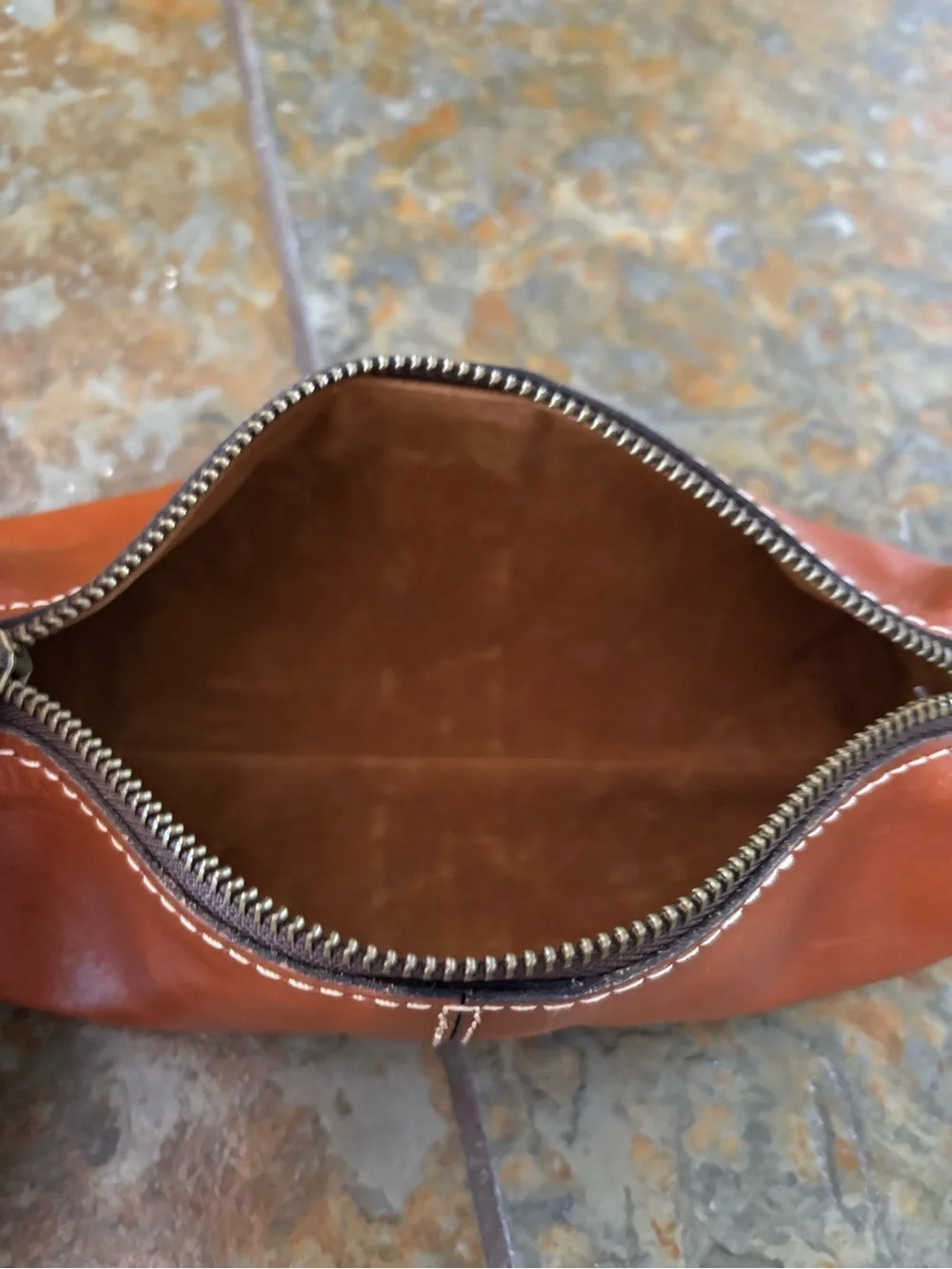 Patricia Nash Leather Oblong Wristlet